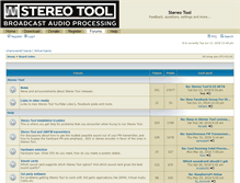 Tablet Screenshot of forums.stereotool.com